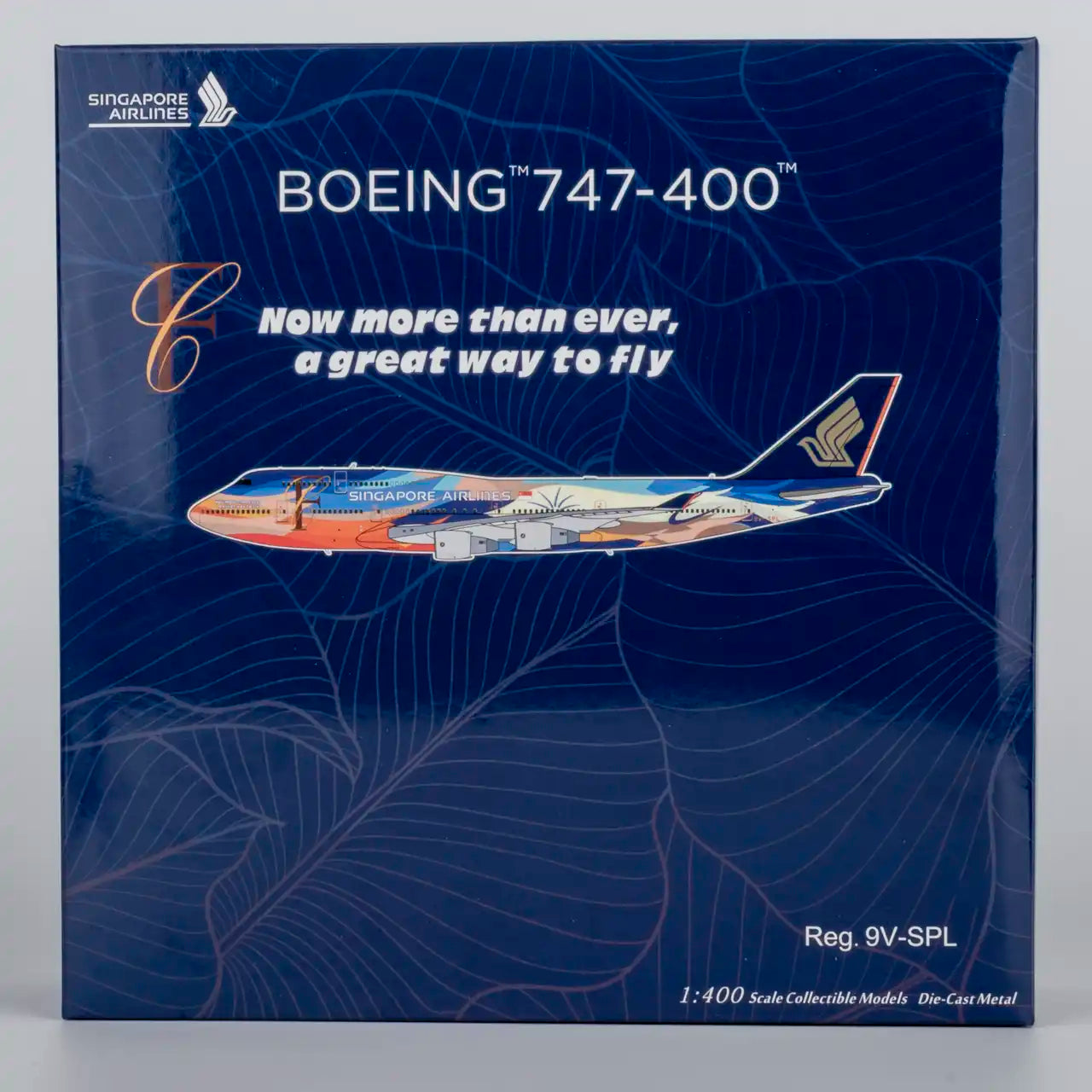 Singapore Airlines 747-400 "Tropical" 9V-SPL NG Models 1:400