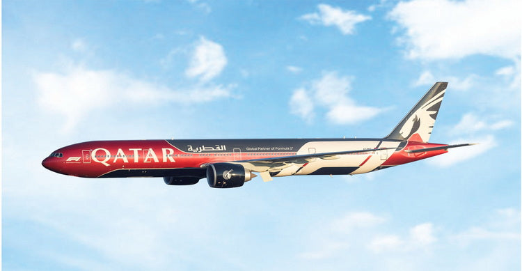 Pre-Order Qatar Airways 777-300ER "F1" A7-BEG Phoenix Models 1:400