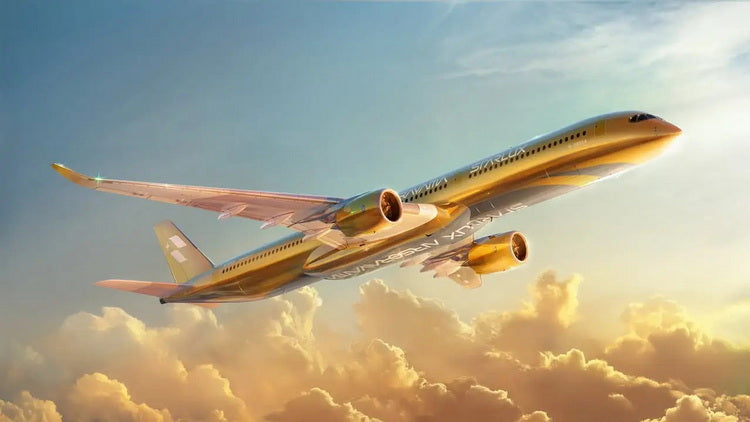 Pre-Order Starlux A350-1000 "Airsorayama Gold" B-58554 Phoenix Models 1:400