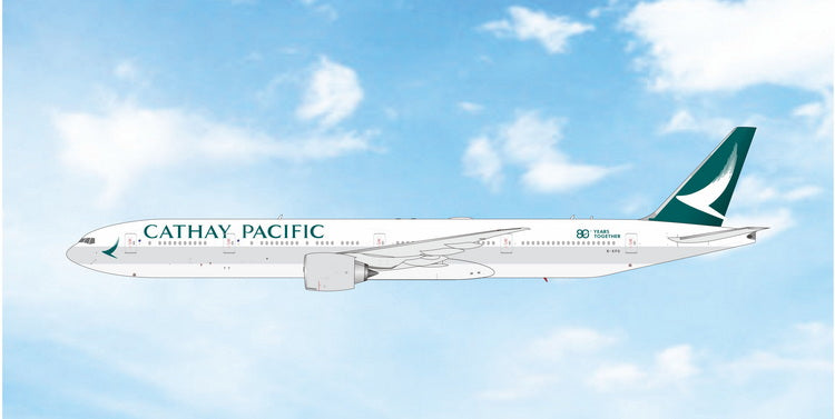 Pre-Order Cathay Pacific 777-300ER "80 Years" B-KPO Phoenix Models 1:400