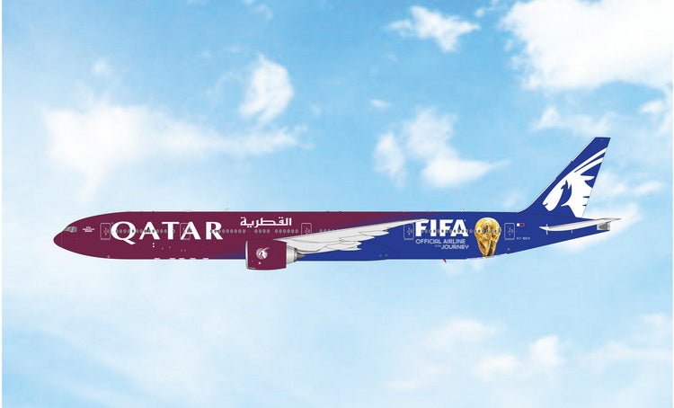 Pre-Order Qatar Airways 777-300ER "FIFA World Cup 2026" 777-300ER A7-BEH Phoenix Models 1:400