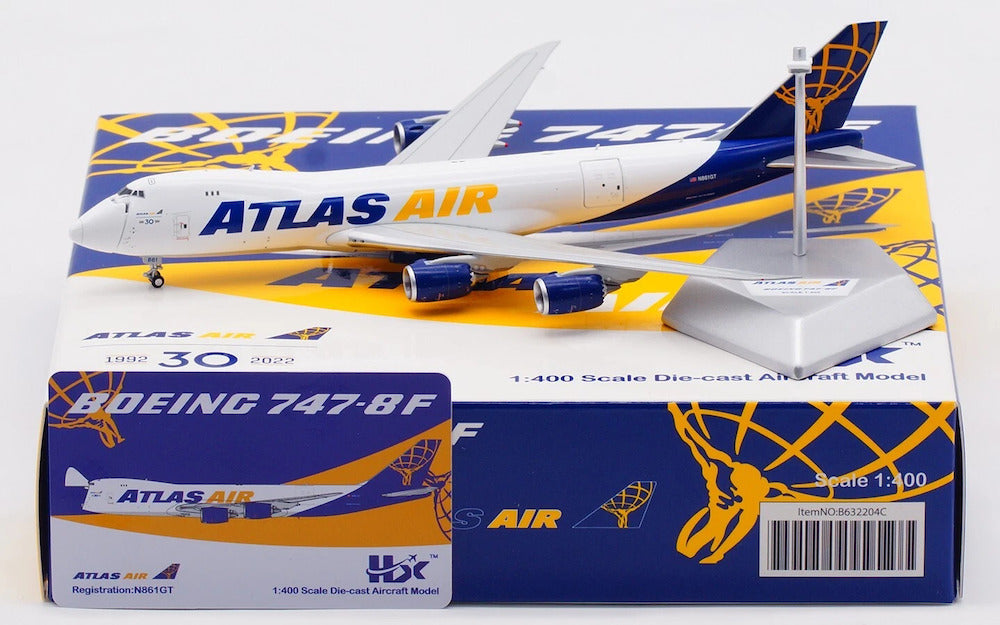 Atlas Air (Interactive) 747-8F N861GT HX Models 1:400