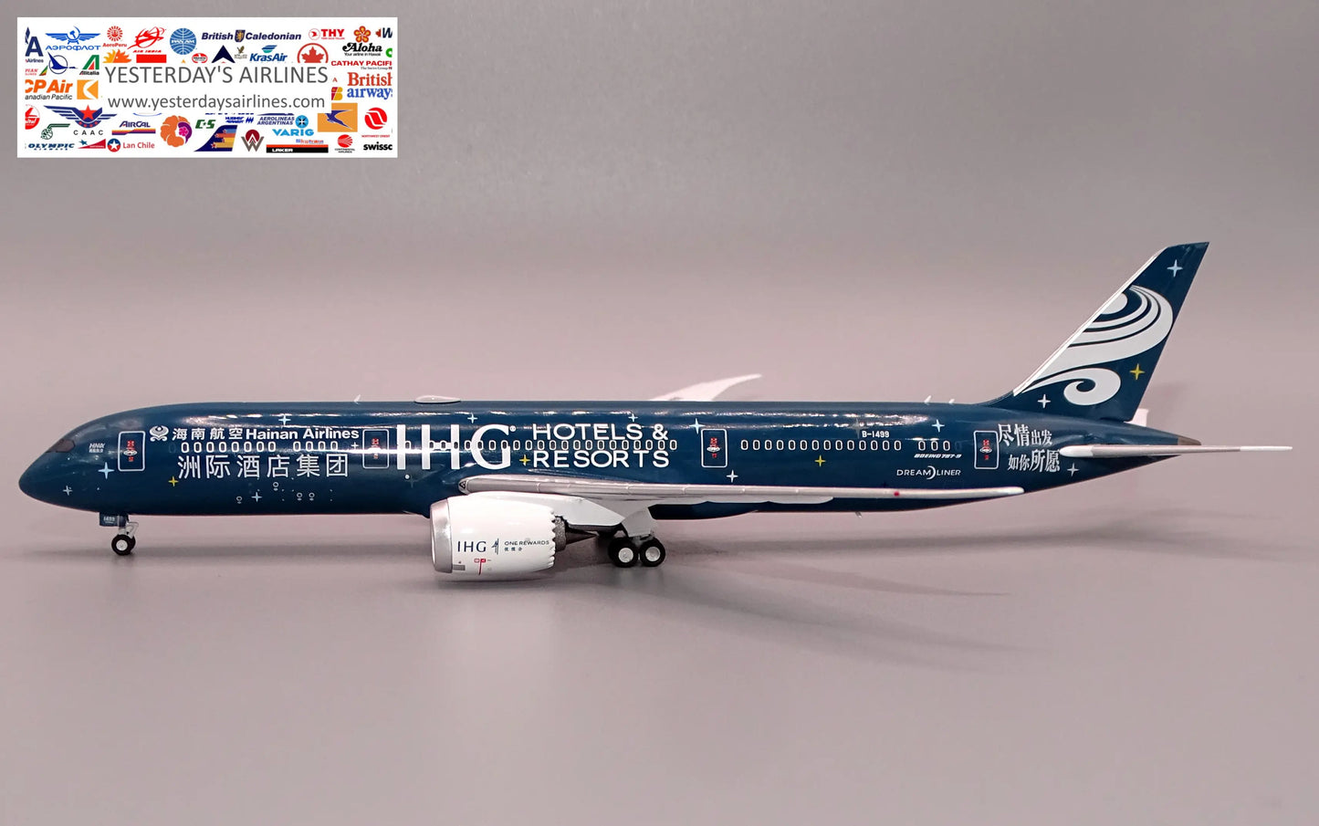 Hainan Airlines 787-9 Dreamliner "IHG Hotels" B-1499 NG Models 1:400