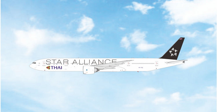 Pre-Order Thai Airways 777-300ER "Star Alliance" HS-TKQ Phoenix Models 1:400