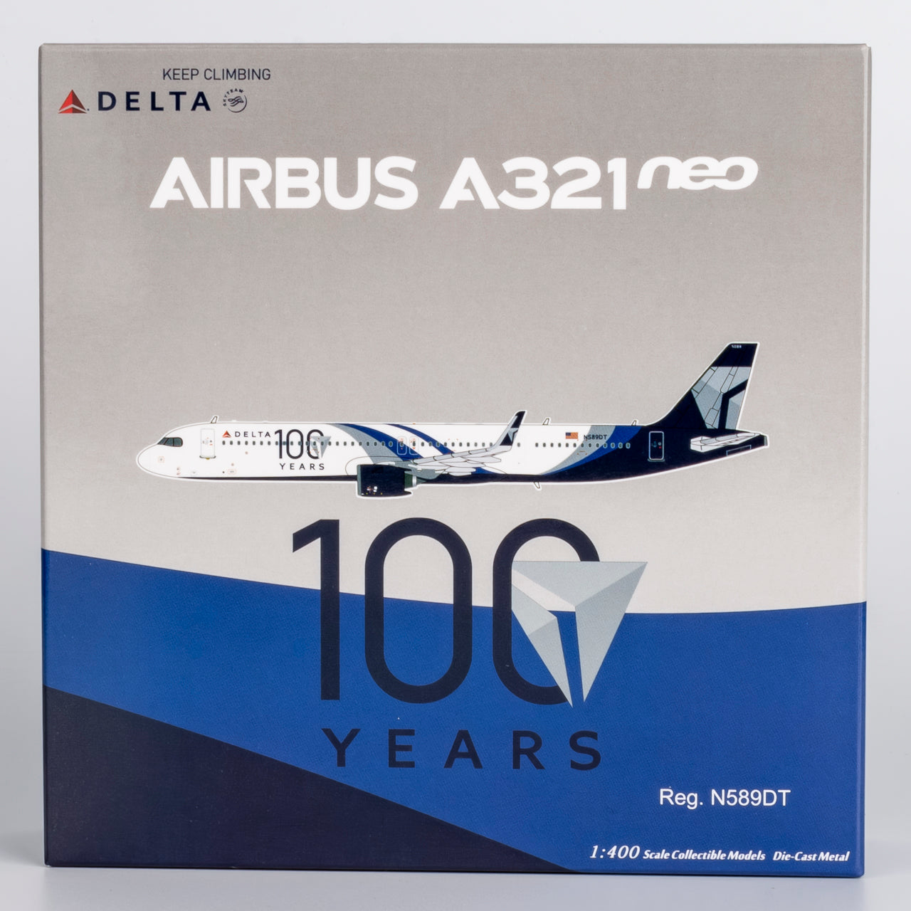 Delta A321neo "100 Years" N589DT NG Models 1:400