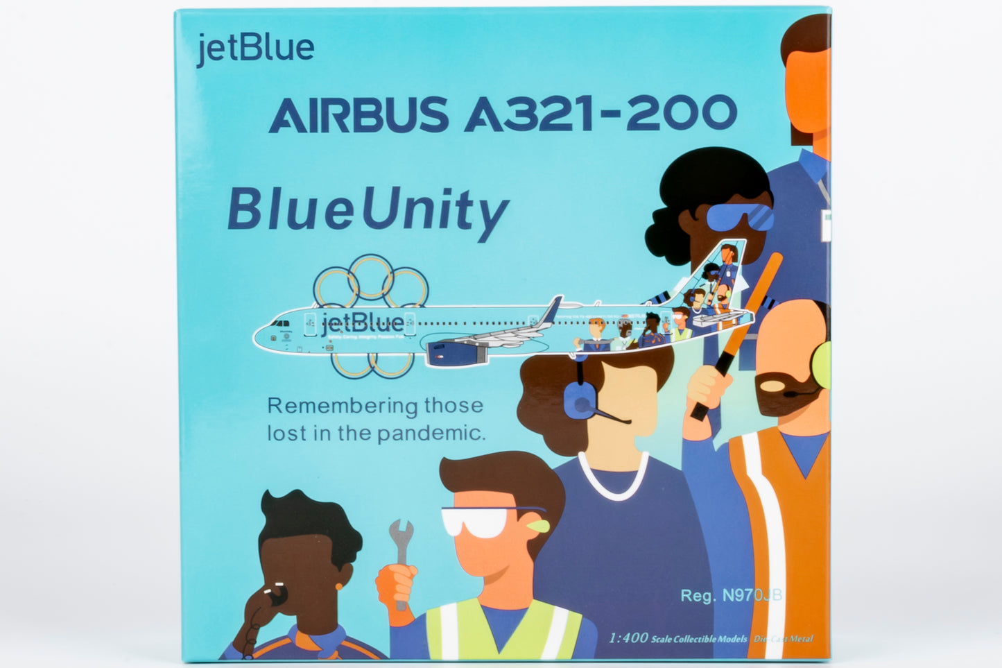 jetBlue A321-200 "Blueunity" N970JB NG Models 1:400