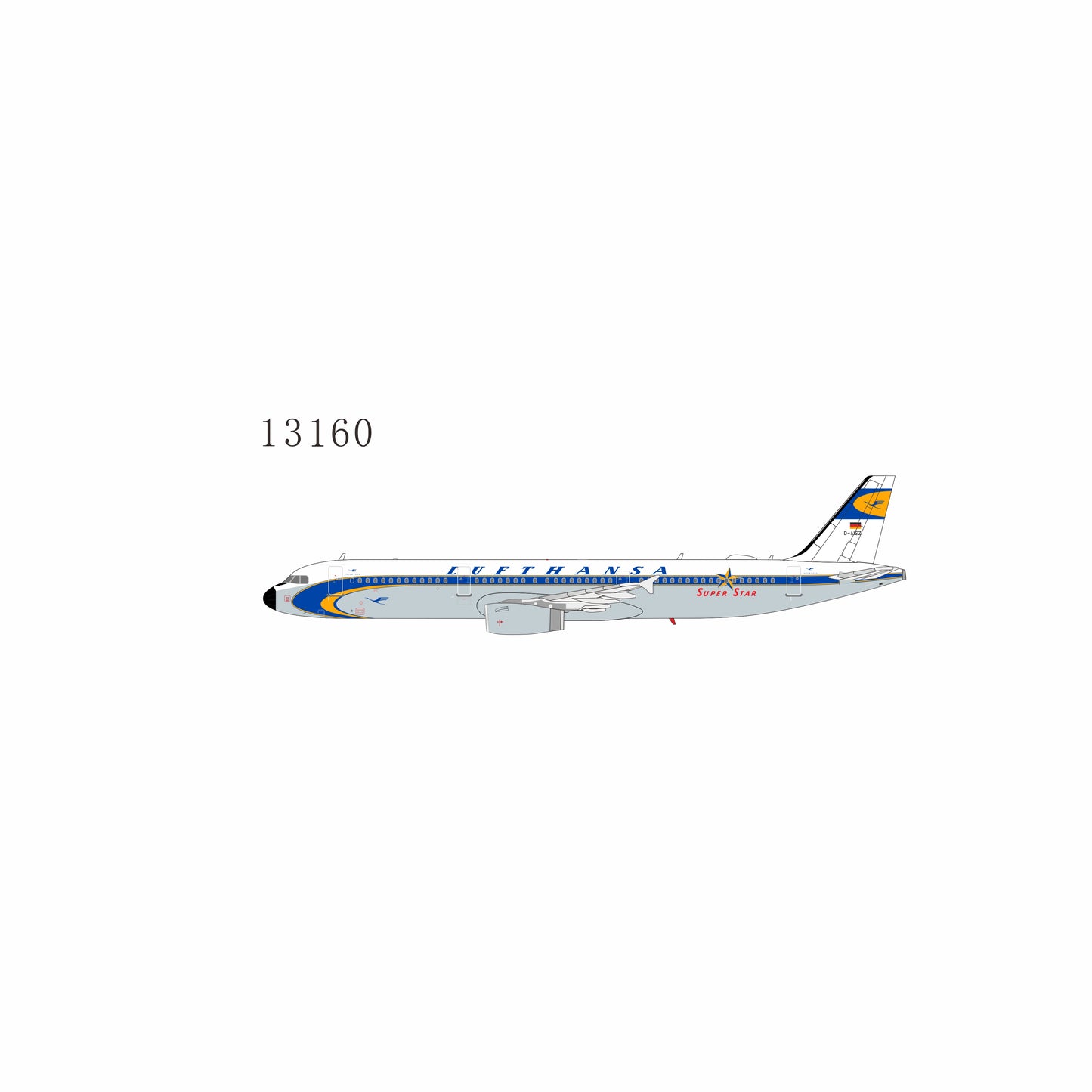 Pre-Order Lufthansa A321-200 "Super Star Heritage" D-AISZ NG Models 1:400