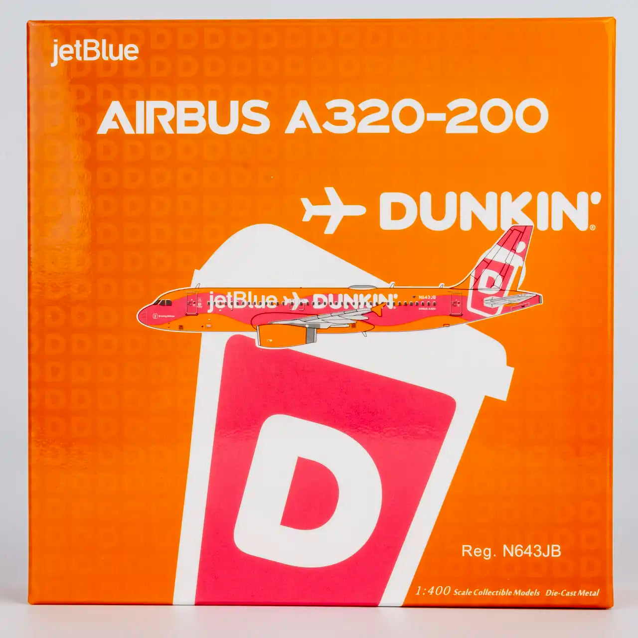 jetBlue A320-200 "Dunkin Donuts" N643JB NG Models 1:400