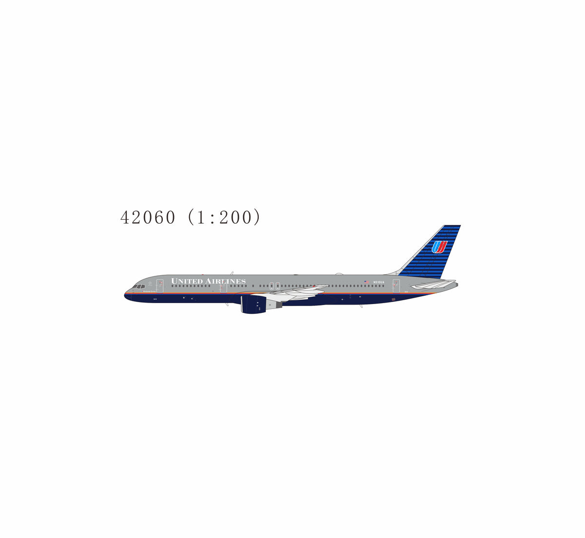 Pre-Order United Airlines 757-200 "Battleship" N510UA NG Models 1:200