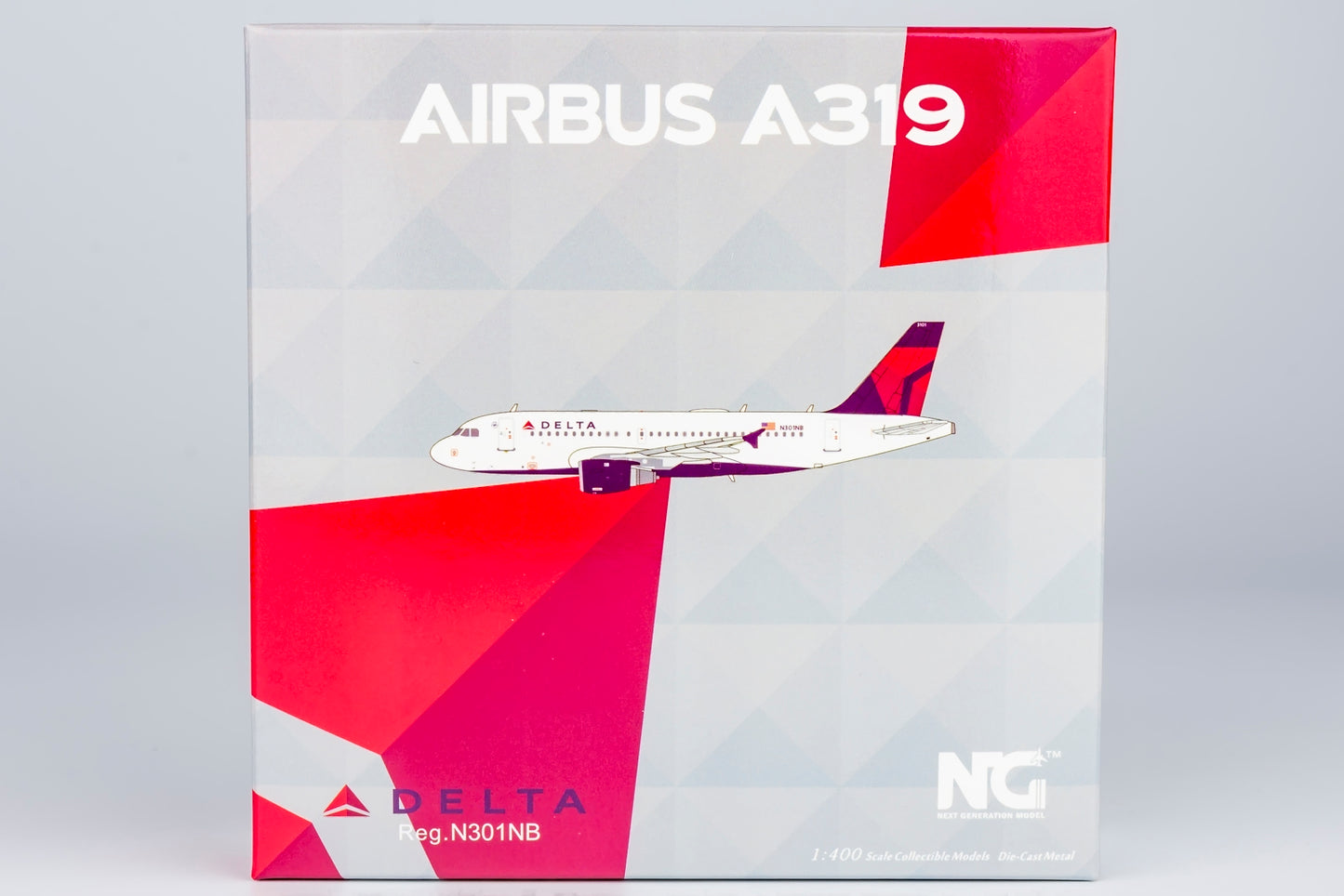 Delta A319-100 N301NB NG Models 1:400