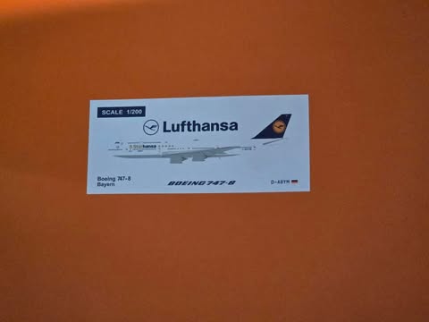 Lufthansa 747-8 "5Starhansa" D-ABYM JC Wings 1:200