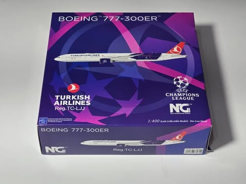 Turkish Airlines 777-300ER "Champions League" TC-LJJ NG Models 1:400