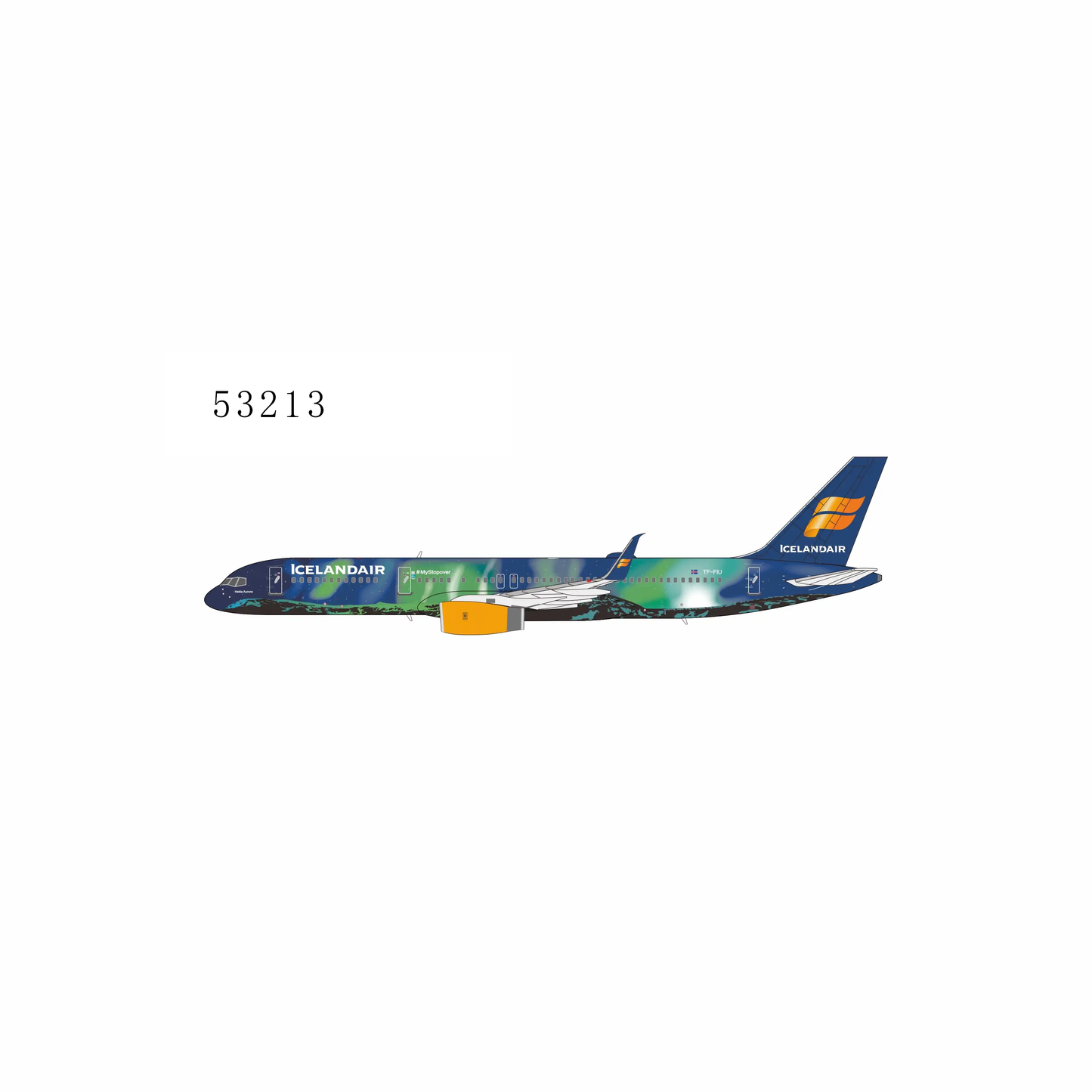 Pre-Order Icelandair 757-200 "Aurora" TF-FIU NG Models 1:400