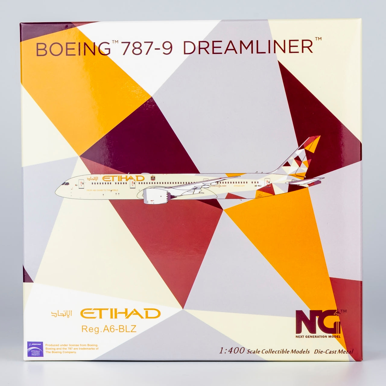 Etihad Airways 787-9 Dreamliner A6-BLZ NG Models 1:400