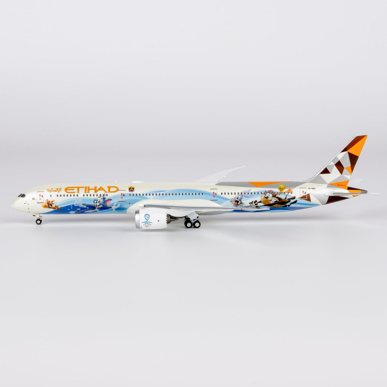 Etihad Airways 787-10 Dreamliner "Warner Bros. World" A6-BMA NG Models 1:400