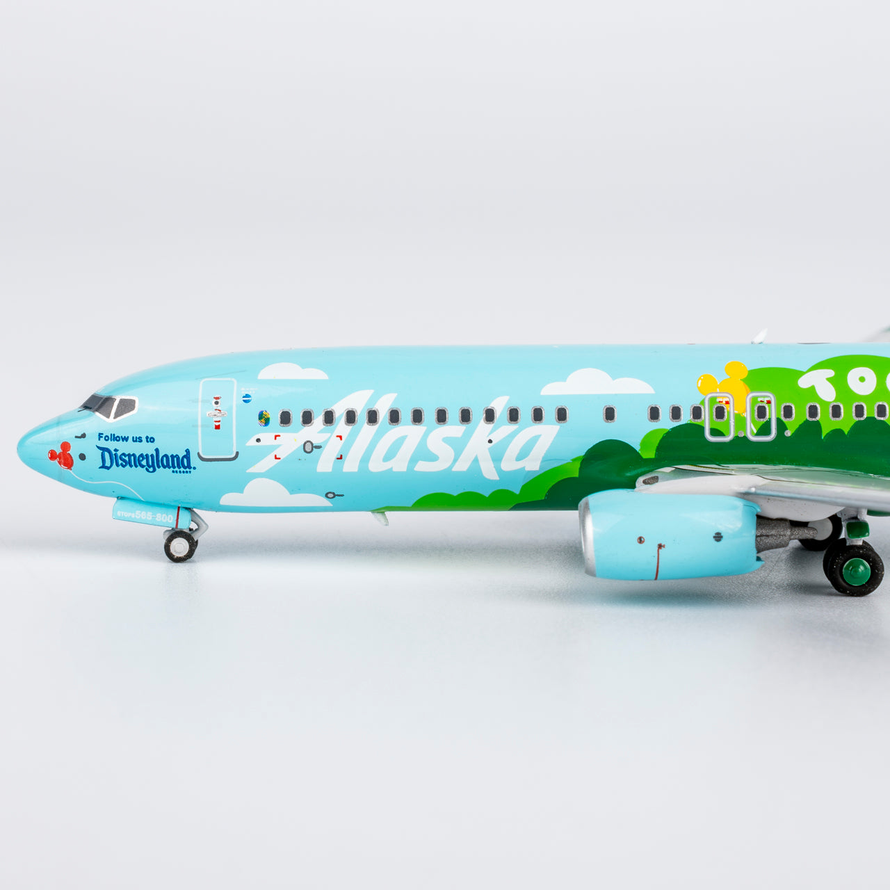 Alaska Airlines 737-800 Mickey's Toontown N565AS NG Models 1:400