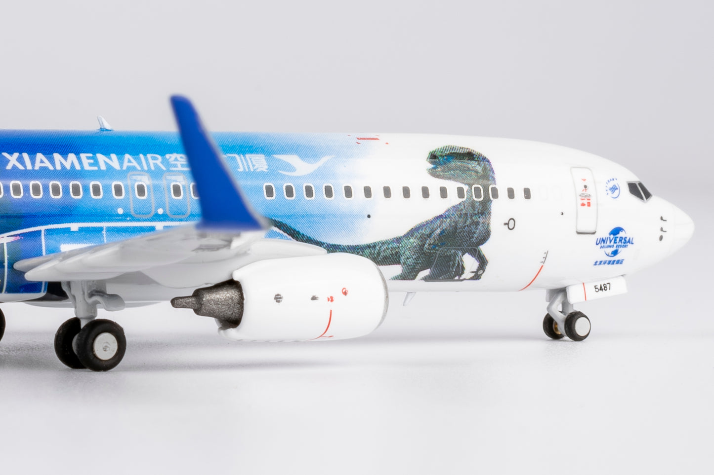 Xiamen Airlines "Jurassic World" 737-800 B-5487 NG Models 1:400