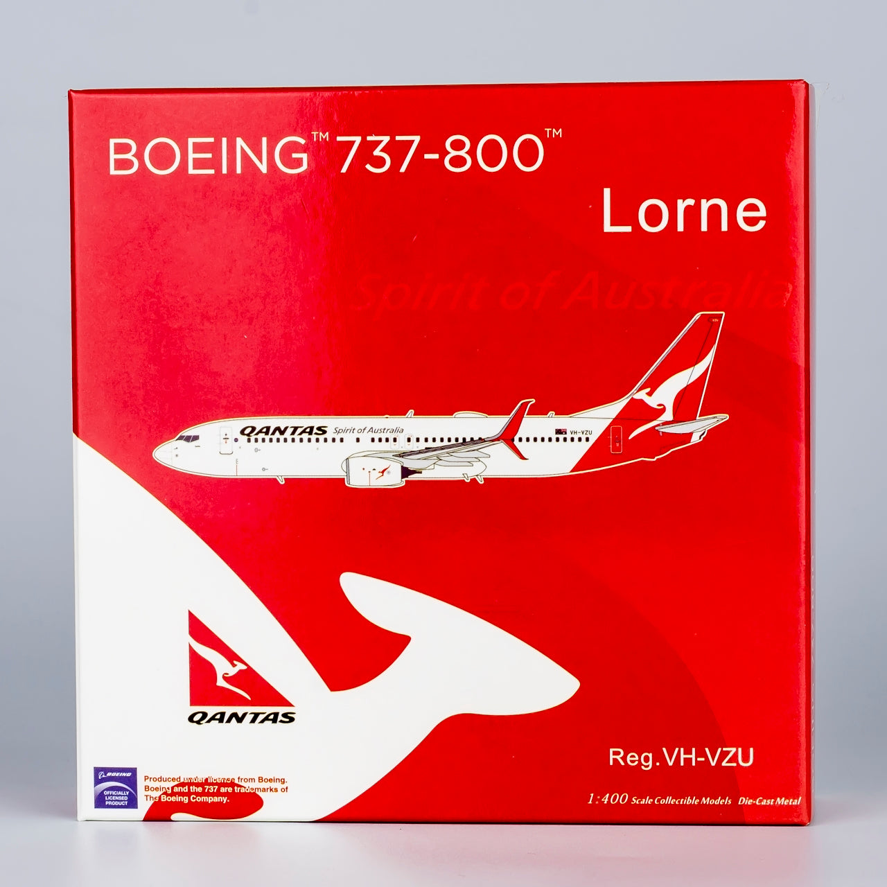 Qantas 737-800 VH-VZU NG Models 1:400