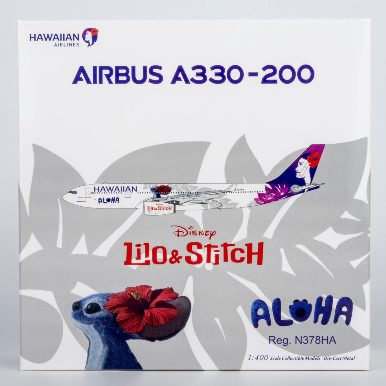 Hawaiian A330-200 "Lilo & Stich" N378HA NG Models 1:400