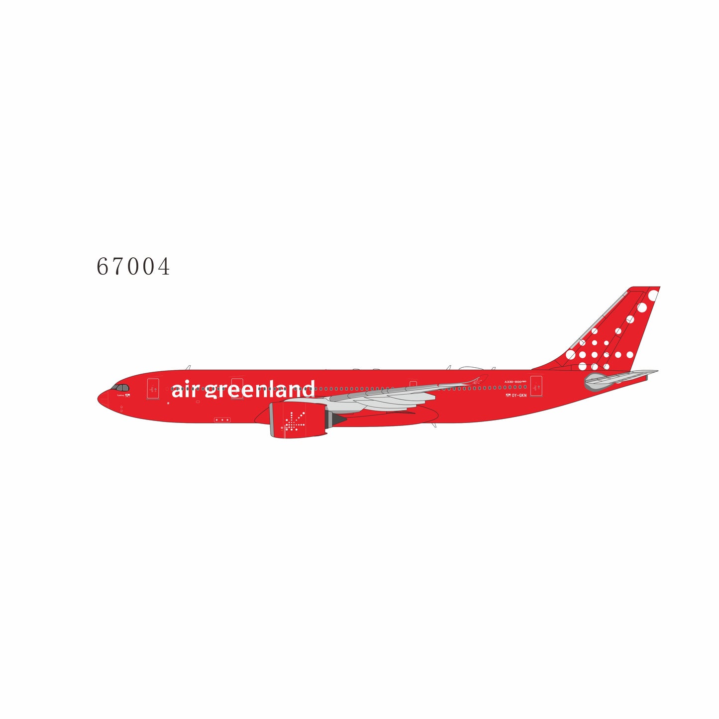 Pre-Order Air Greenland A330-800 OY-GKN NG Models 1:400