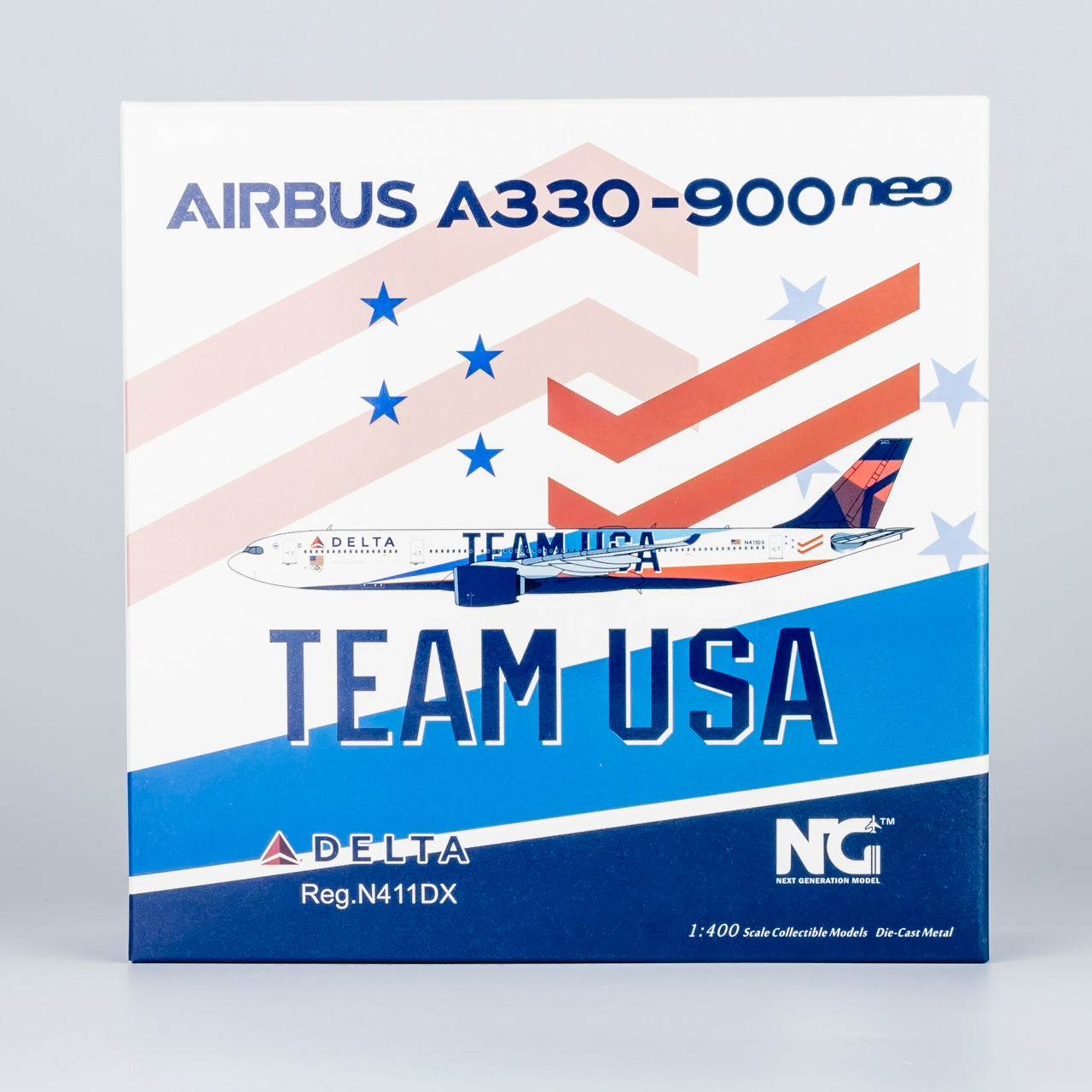 Delta A330-900neo | Team USA N411DX NG Models 1:400