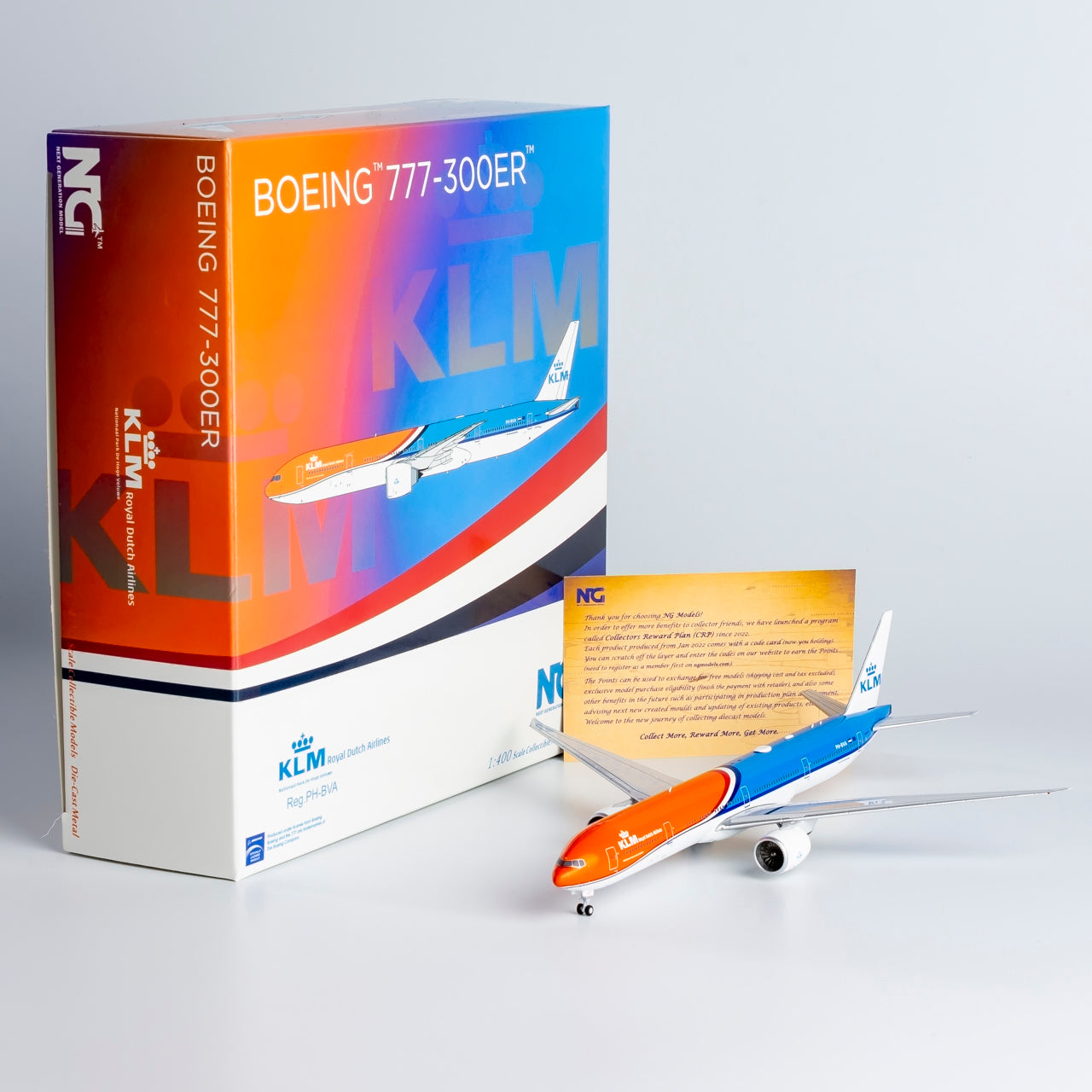 KLM "Orange Pride" 777-300ER PH-BVA NG Models 1:400