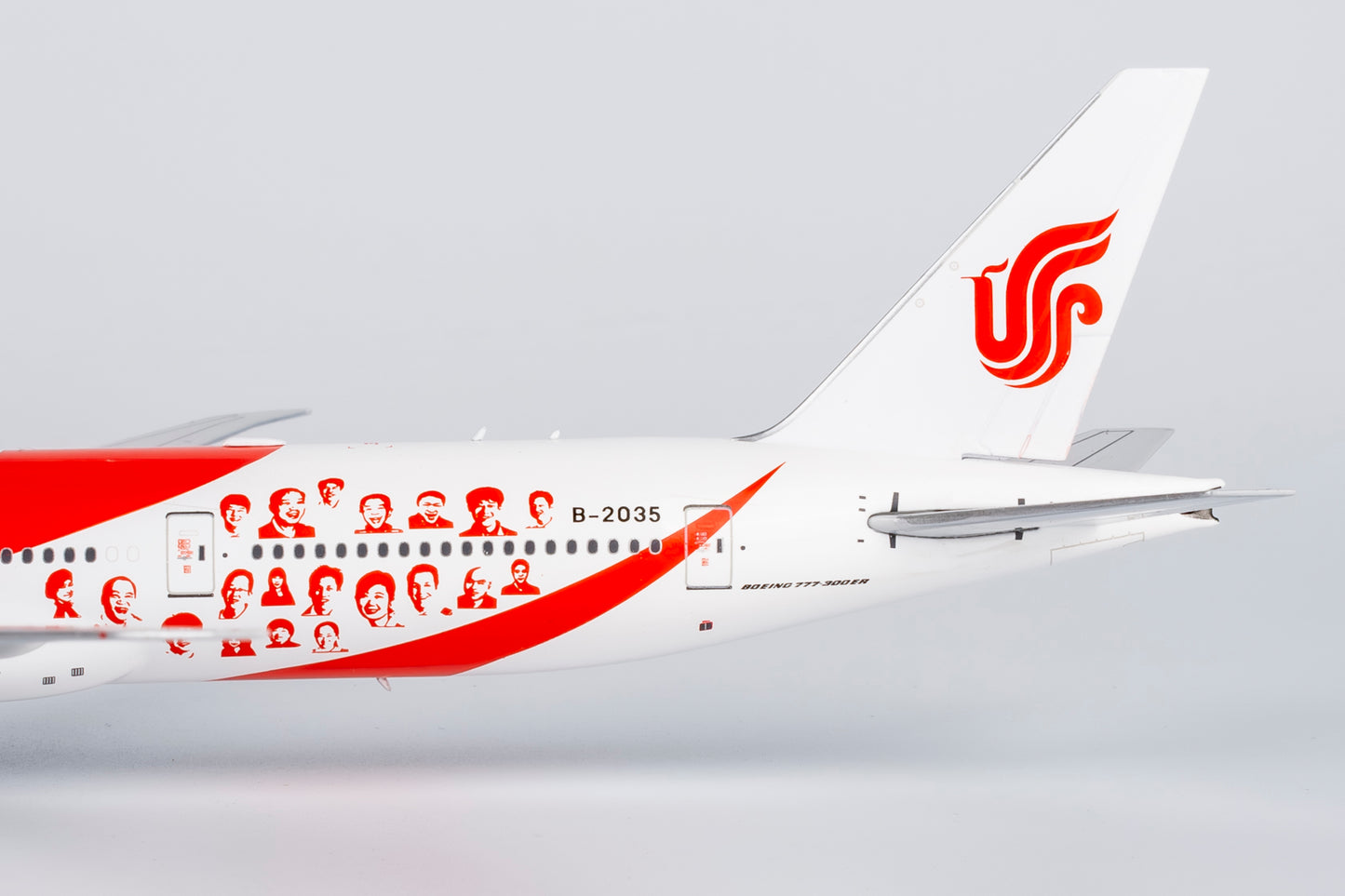 Air China 777-300ER Smiling China B-2035 NG Models 1:400
