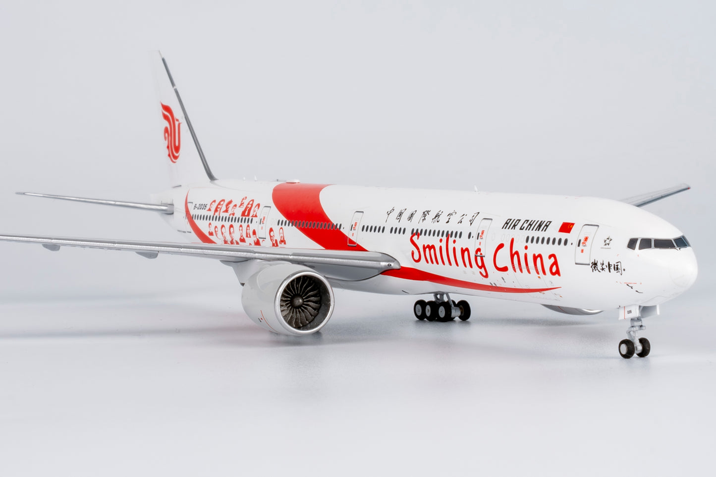 Air China 777-300ER Smiling China B-2035 NG Models 1:400