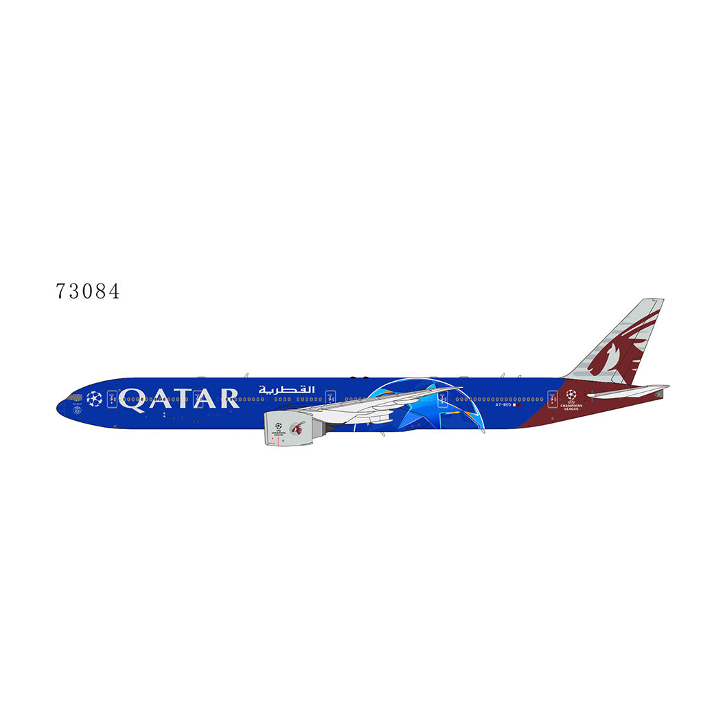 Pre-Order Qatar Airways "Champions League" 777-300ER A7-BED NG Models 1:400