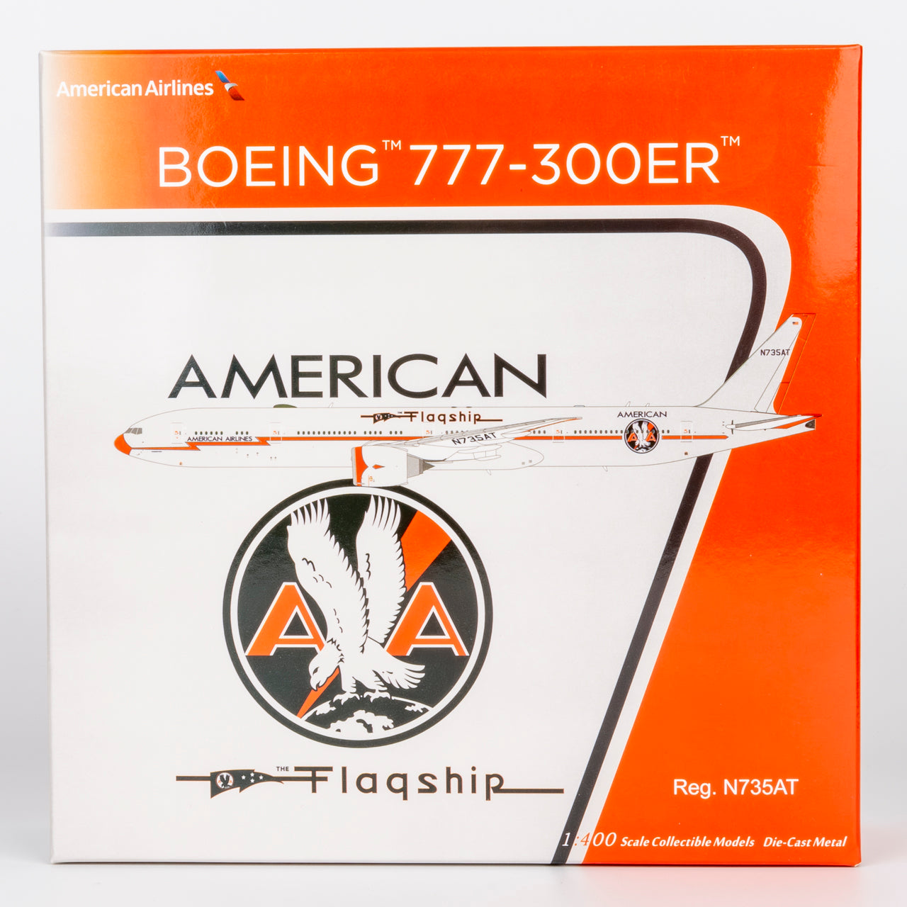 American Airlines 777-300ER "Flagship DFW" N735AT NG Models 1:400
