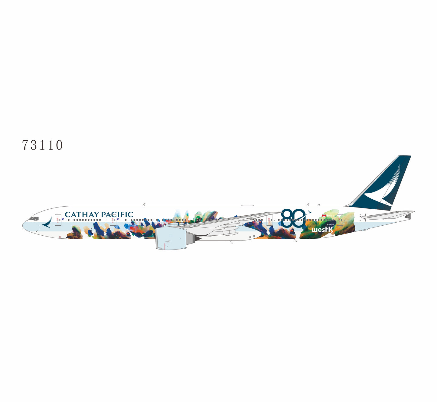Pre-Order Cathay Pacific 777-300ER "The Spirit of Hong Kong" B-KQU NG Models 1:400
