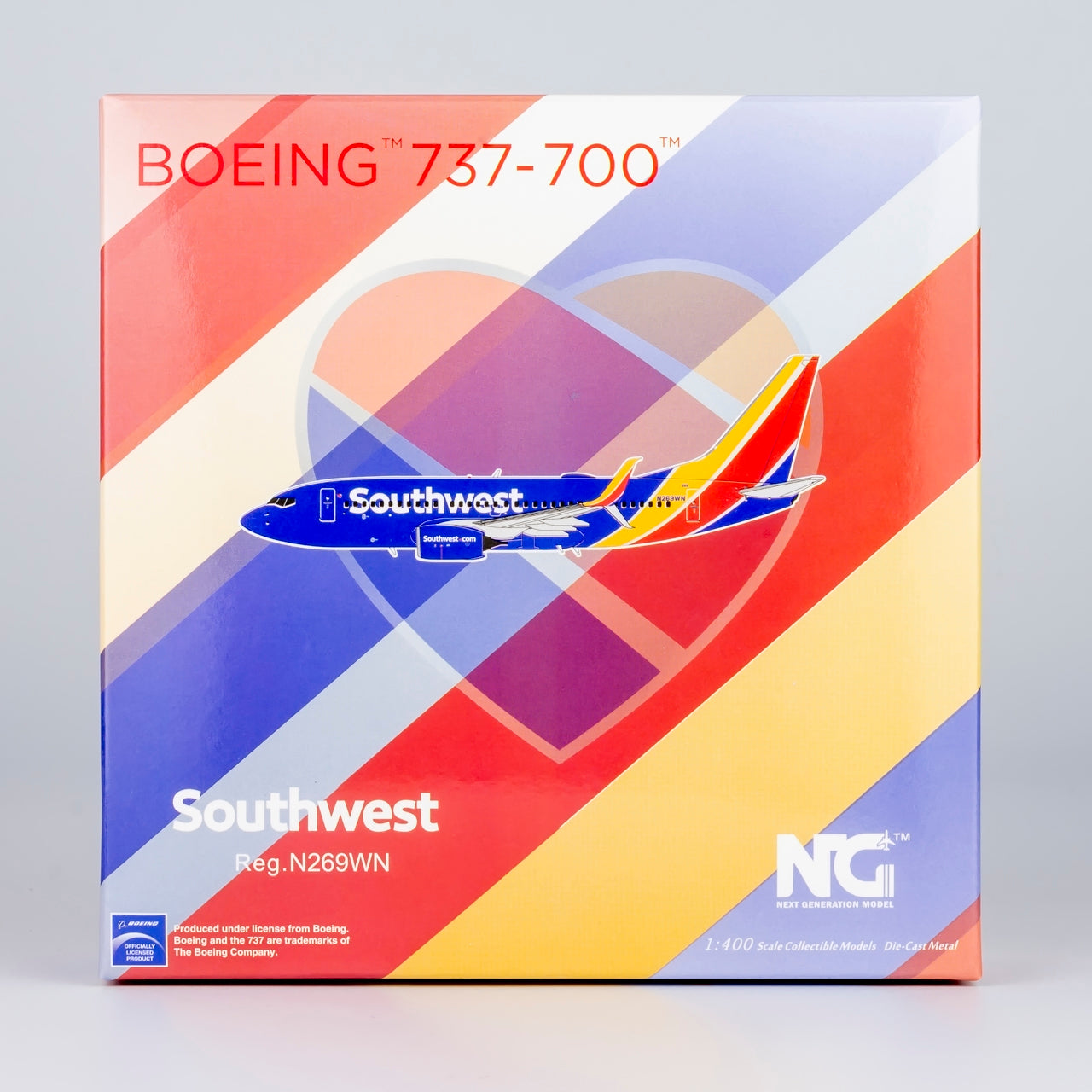 Southwest Airlines 737-700 Heart Livery w/ Scimitars N269WN NG Models 1:400