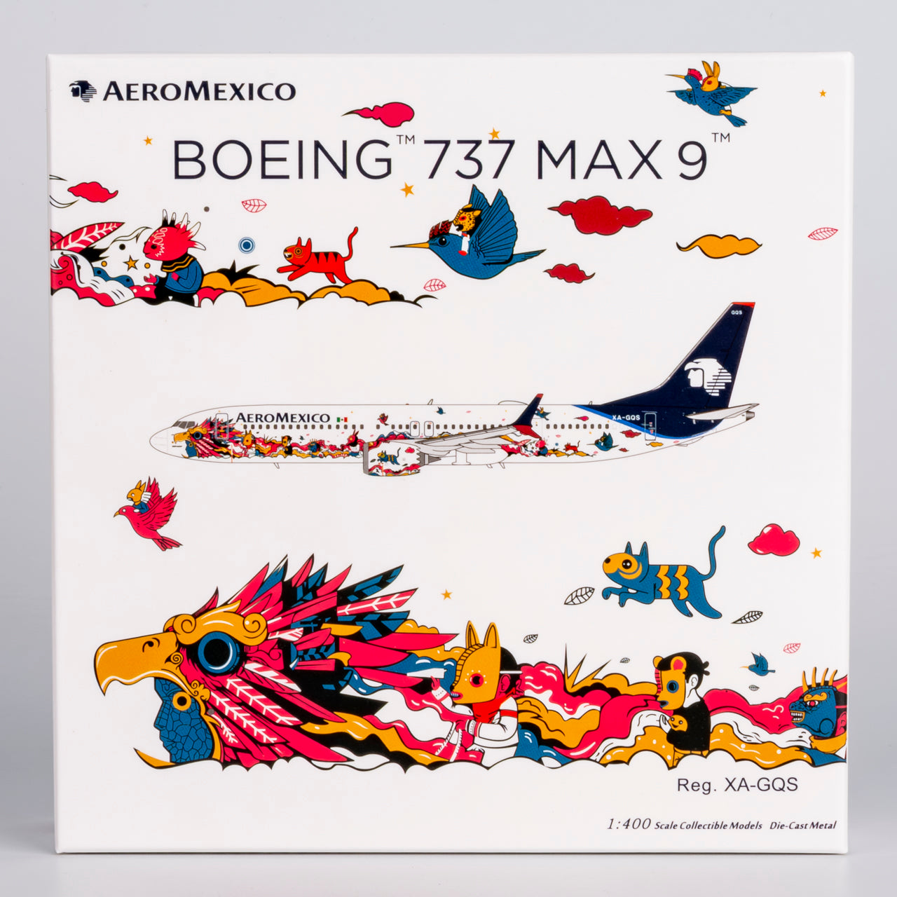 Aeromexico 737 MAX 9 "Kukulcán" XA-GQS NG Models 1:400