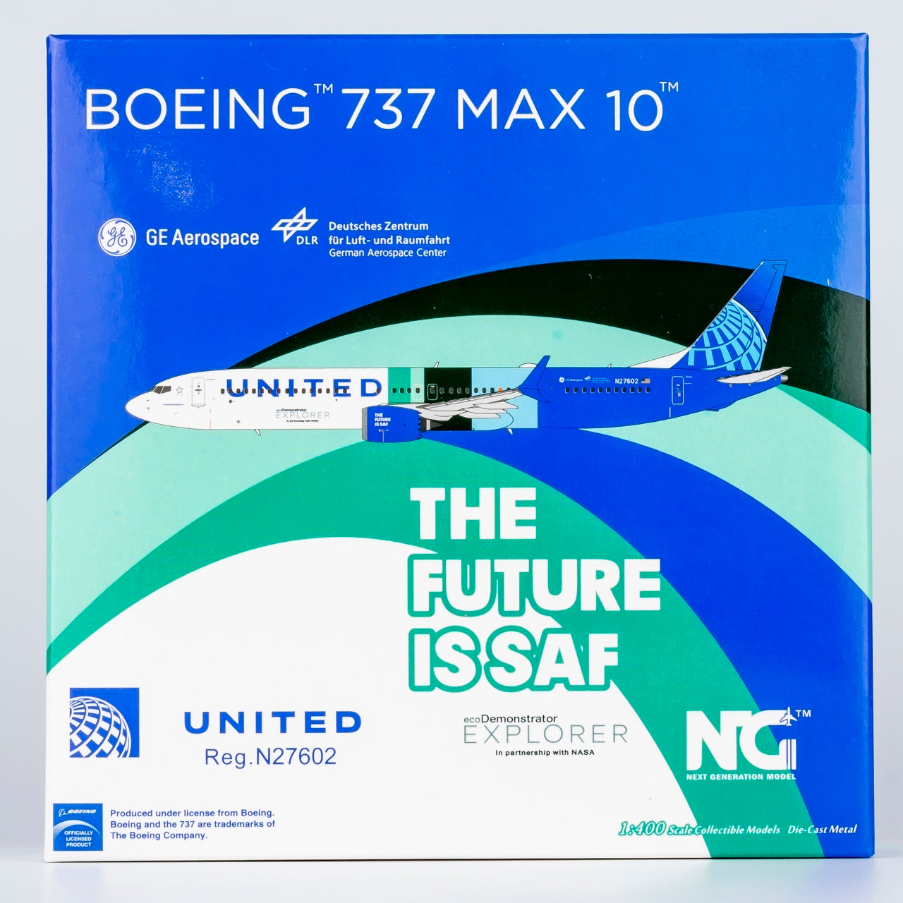 United Airlines 737 MAX 10 N27602 NG Models 1:400
