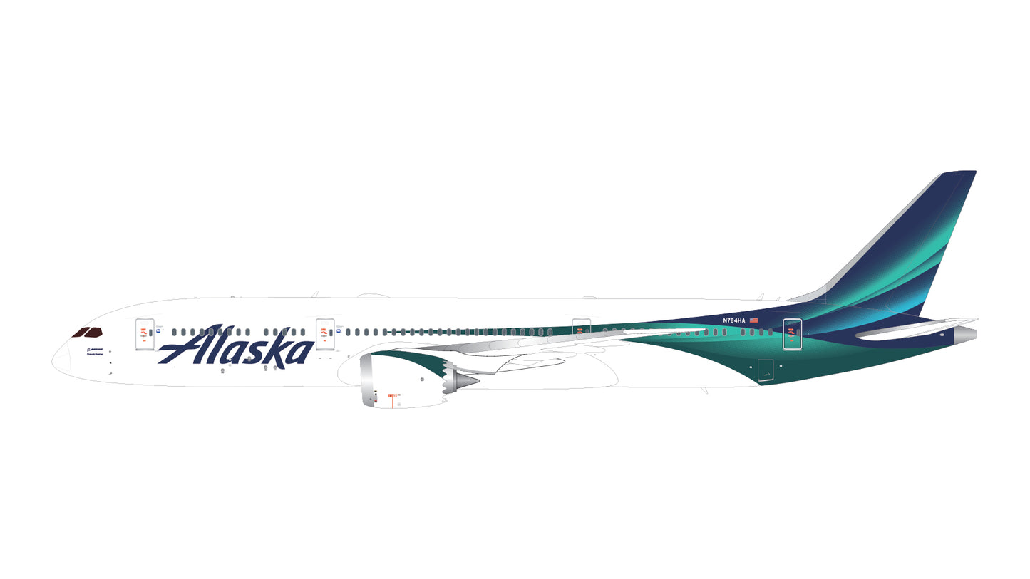 Pre-Order Alaska Airlines 787-9 Dreamliner N784HA Gemini Jets 1:200