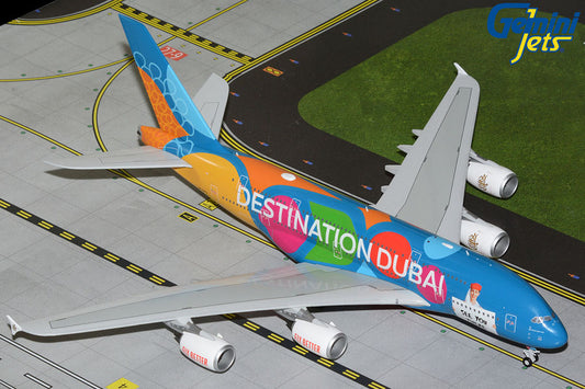 Emirates A380 "Destination Dubai" A6-EES Gemini Jets 1:200