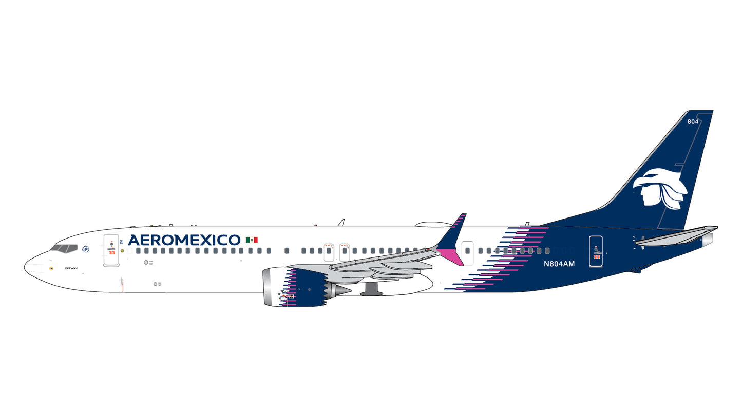 Pre-Order Aeromexico 737 MAX 9 N804AM Gemini Jets 1:400