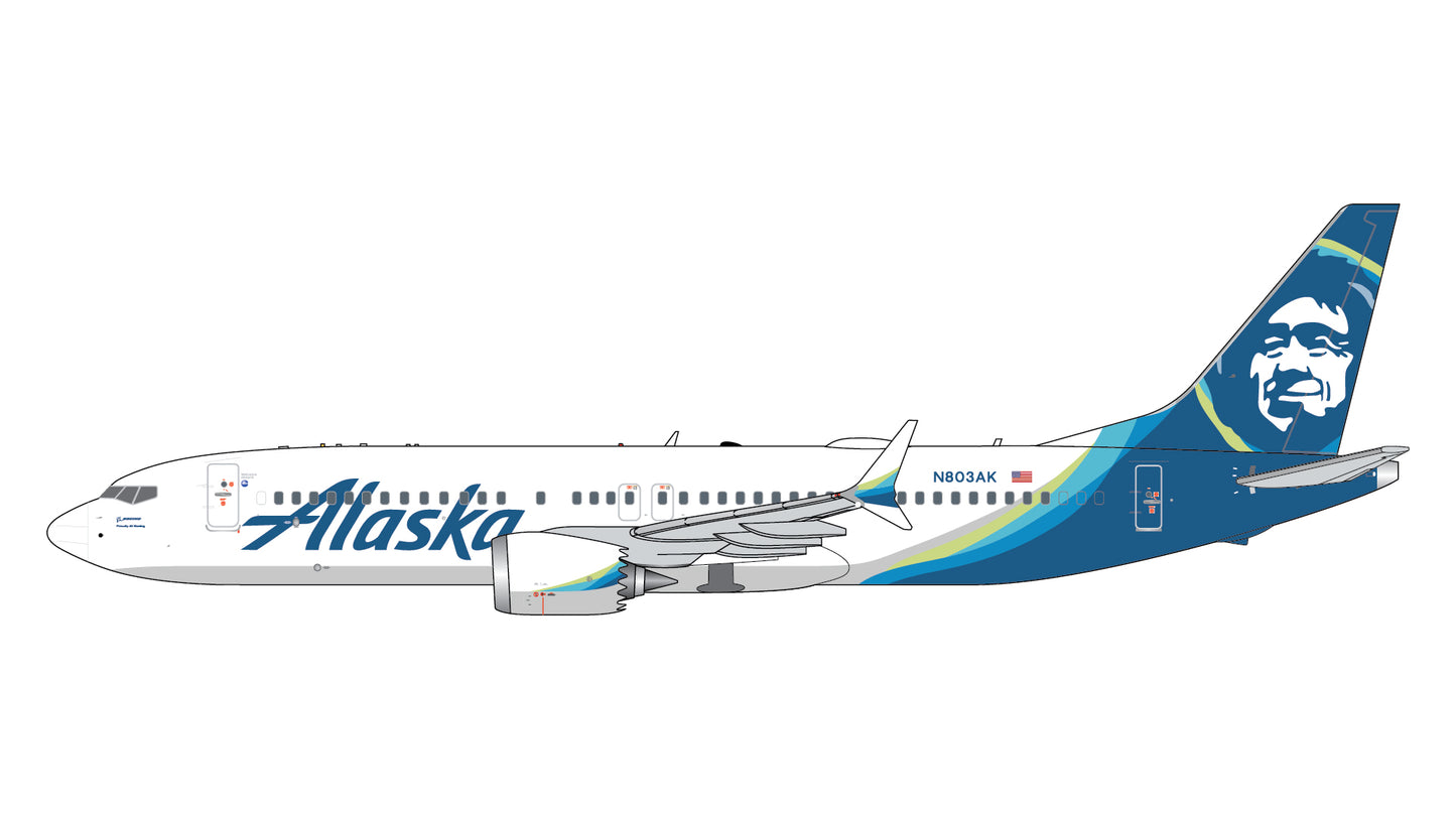 Alaska Airlines 737 MAX 8 N803AK Gemini Jets 1:400