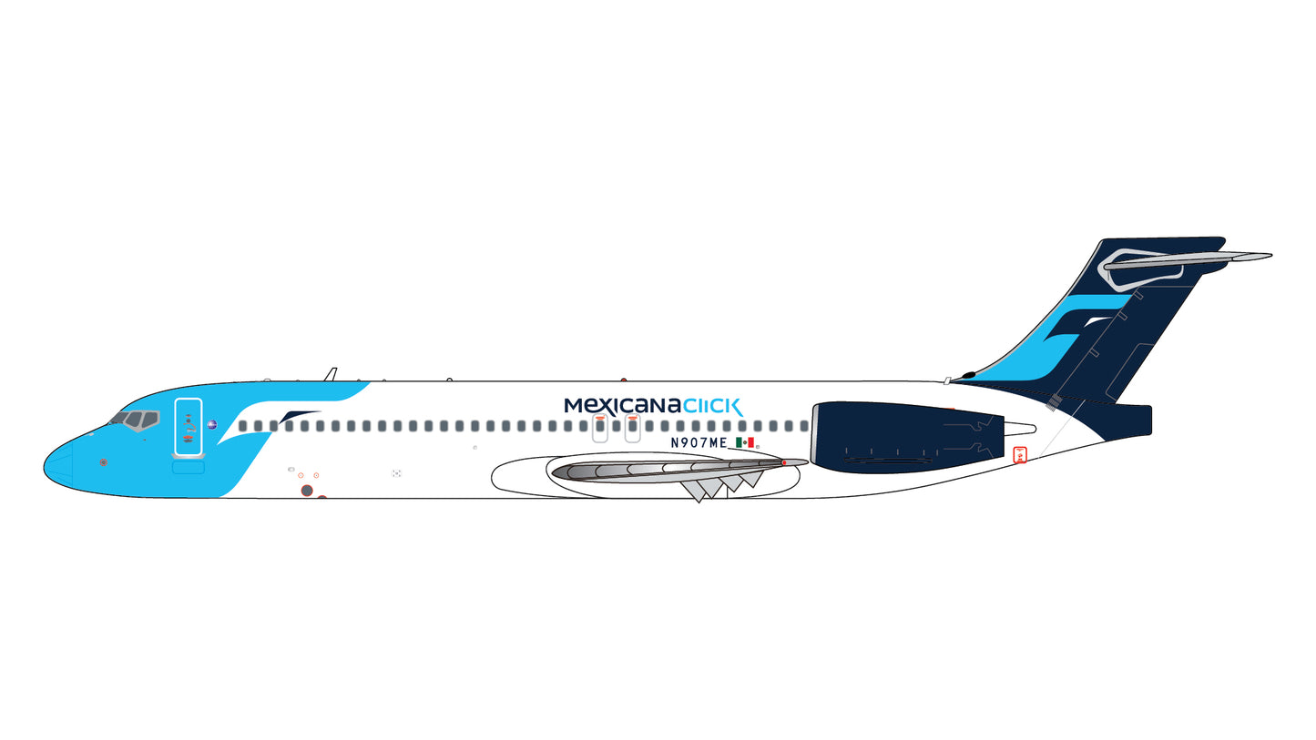 Pre-Order Mexicana Click 717-200 N907ME Gemini Jets 1:400