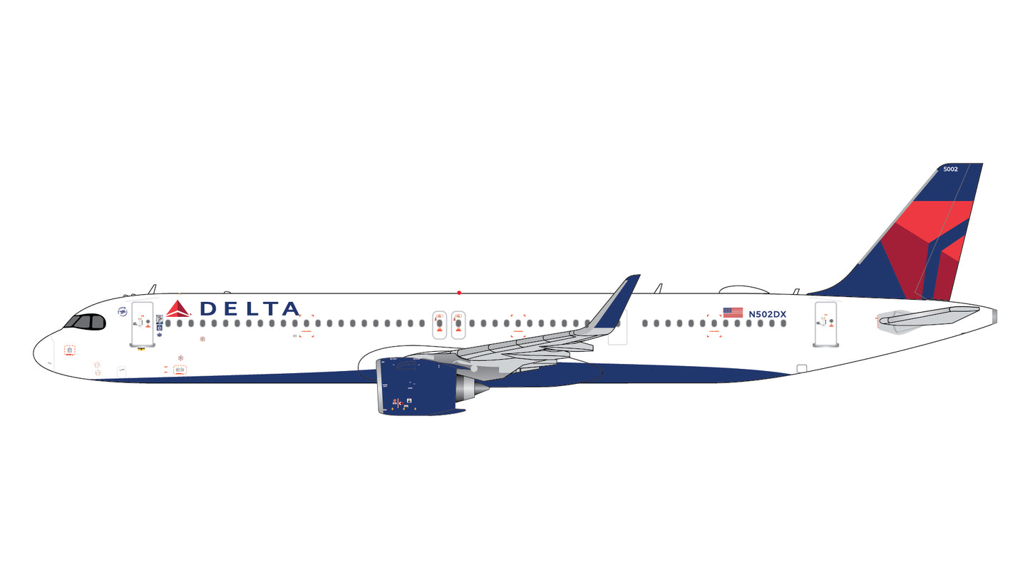 Pre-Order Delta A321neo N502DX Gemini Jets 1:400