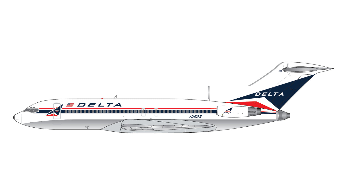 Delta 727-100 N1633 Gemini Jets 1:400