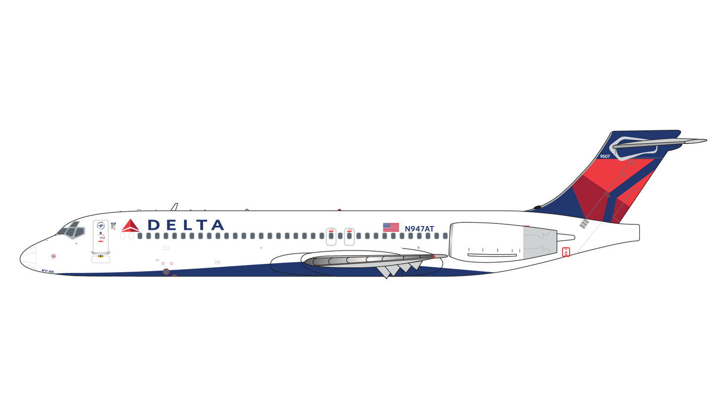 Pre-Order Delta 717-200 N947AT Gemini Jets 1:400