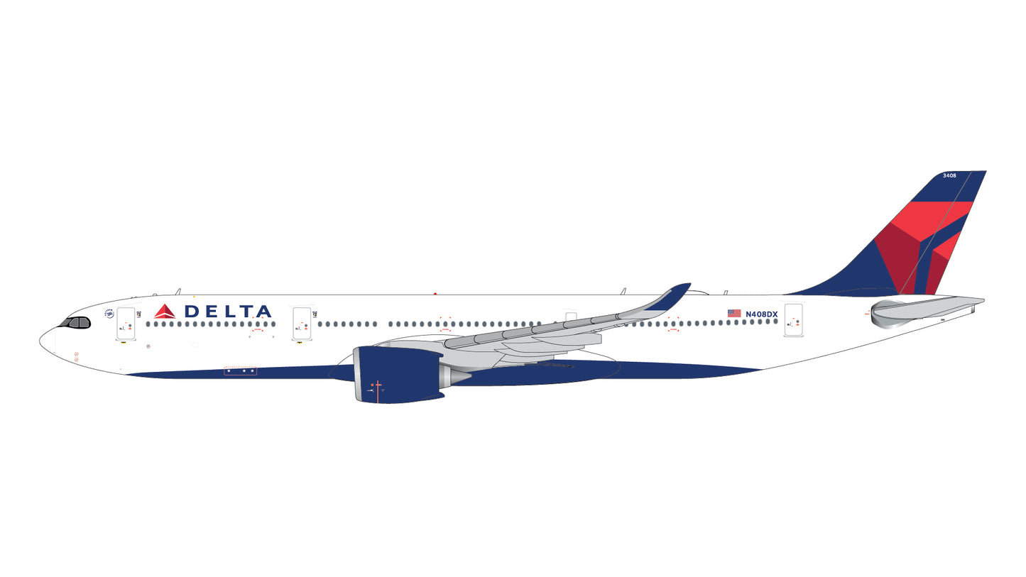 Pre-Order Delta A330-900neo N408DX Gemini Jets 1:400