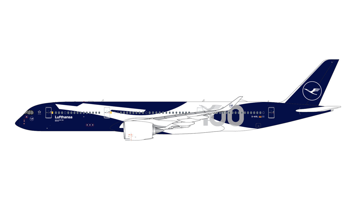 Pre-Order Lufthansa A350-900 "100 Years" D-AIXL Gemini Jets 1:400