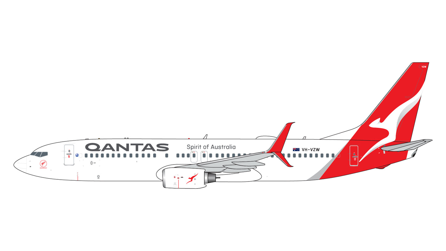 Qantas 737-800 VH-VZW Gemini Jets 1:400