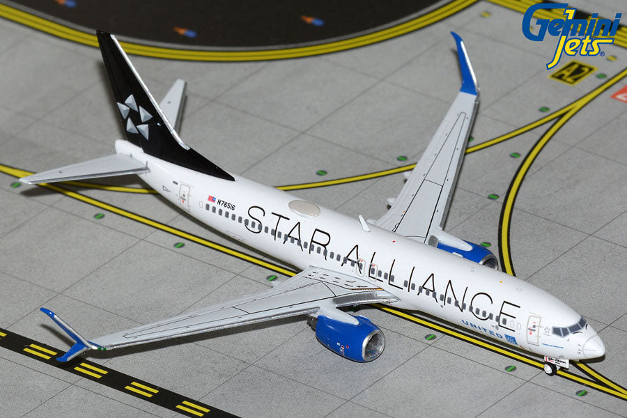 United Airlines 737-800 "Star Alliance" N76516 Gemini Jets 1:400