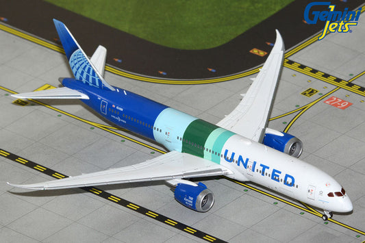 United Airlines 787-9 Dreamliner "The Future is SAF" N24988 Gemini Jets 1:400