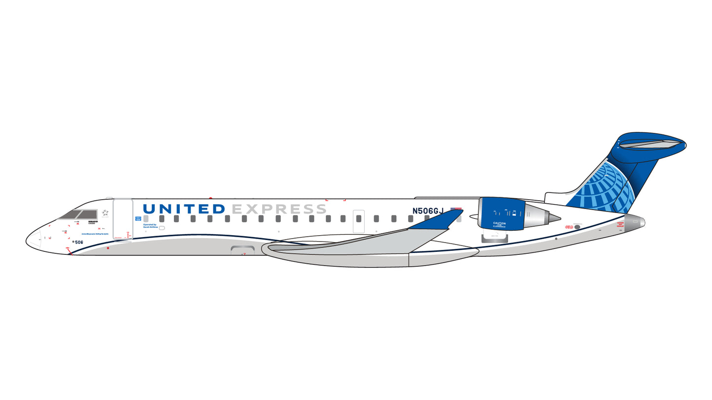 United Express CRJ550 N506GJ Gemini Jets 1:400
