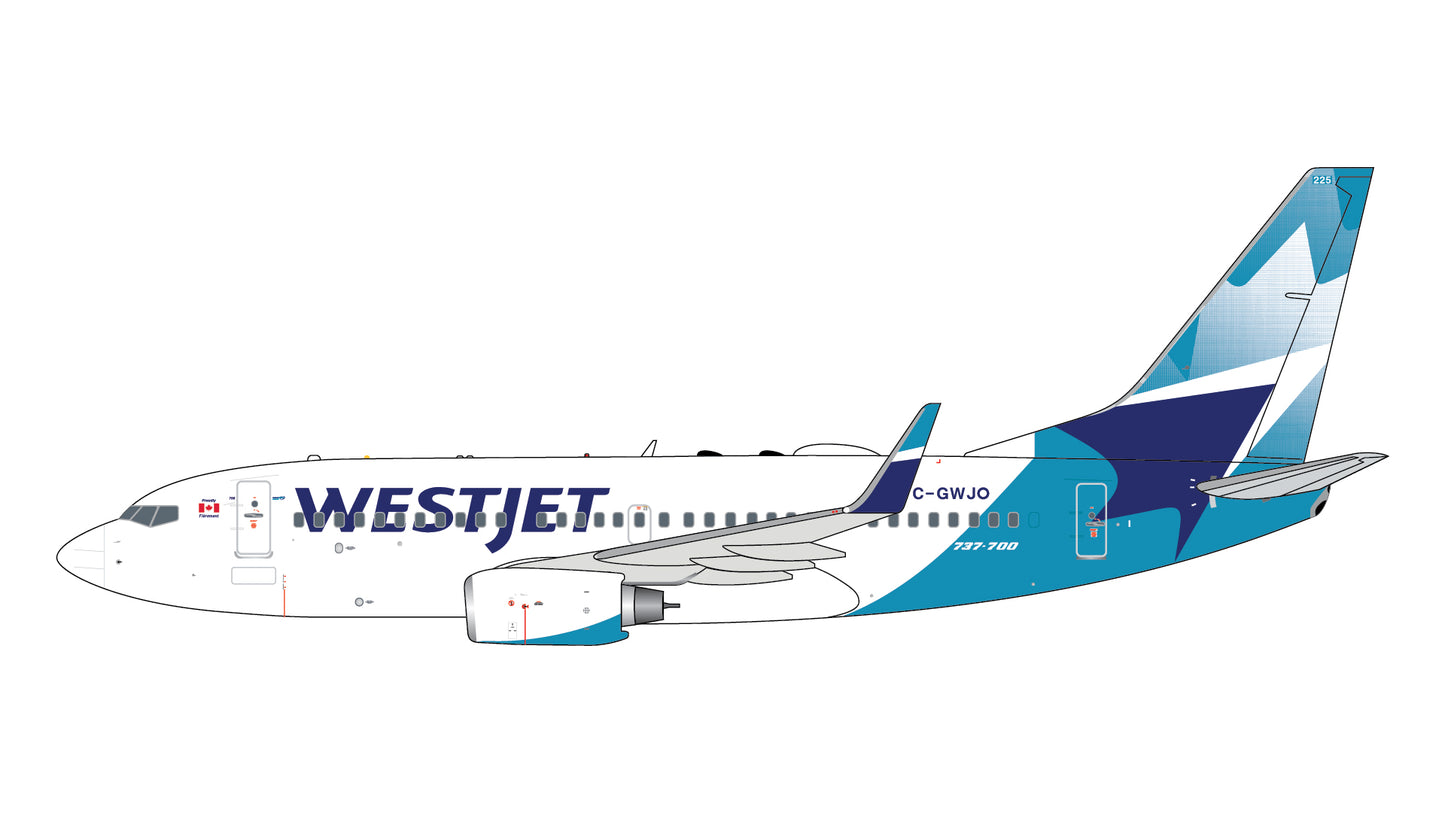 WestJet 737-700 C-GWJO Gemini Jets 1:400