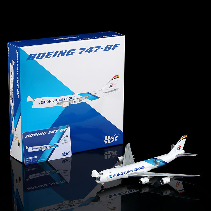 (Interactive) Hongyuan Group 747-8F OE-LFC HX Models 1:400